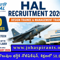 HAL Recruitment 2026 | 120 Posts | Design Trainee & Management Trainee | Salary 1.6 Lakh | Online Apply HAL Recruitment 2026 | 120 Posts | Design Trainee & Management Trainee | Salary 1.6 Lakh | Online Apply