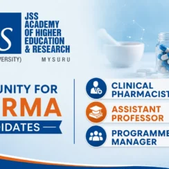 Opportunity for Pharma candidates to Join JSS College of Pharmacy