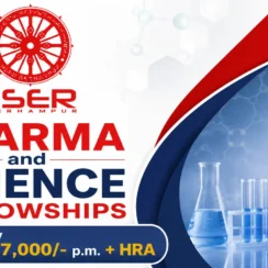 Pharma and Science Fellowships at IISER Berhampur
