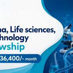 Pharma, Life sciences, Biotechnology Fellowship at IIT Hyderabad