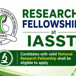 Research Fellowships at IASST – Interdisciplinary Research Centre, Physical and Life Sciences Division