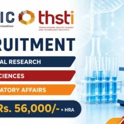 THSTI Recruitment Clinical Research, Life Sciences, Regulatory Affairs candidates