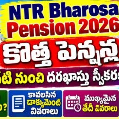 AP NTR Bharosa Pension 2026 Eligibility Full Process Last Date Sep 16