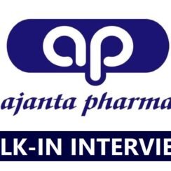 Ajanta Pharma – Walk-Ins for Diploma / B.Tech Electrical Experienced on 16th Sep 2026