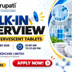 Walk-in Interview for Quality Assurance Jobs at Tirupati Medicare – Pharma Careers in Paonta Sahib