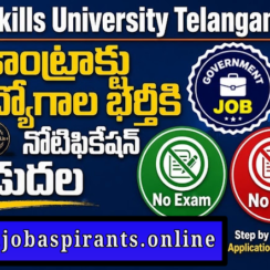 Telangana Young India Skill University Jobs 2026 – Contract & Internship Apply Online