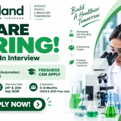 Neuland Laboratories Walk-In Interview for Production & AQA Jobs in Hyderabad | Pharma Careers India