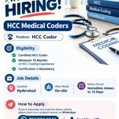 Access Healthcare Hiring Hyderabad | HCC Medical Coder | Certified | 10+ Months Experience Access Healthcare Hiring Hyderabad | HCC Medical Coder | Certified | 10+ Months Experience