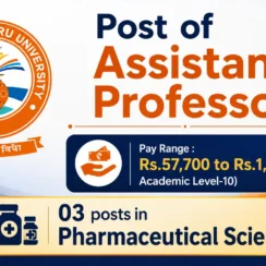 Shri Govind Guru University invites online applications for the post of Assistant Professor