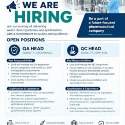 Scottill Healthcare is hiring for QA,QC,