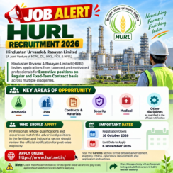 HURL Executive Jobs 2026 | Hindustan Urvarak & Rasayan Limited Careers