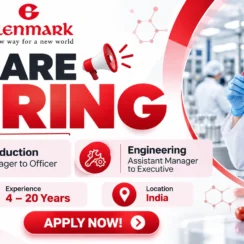 Glenmark Hiring 2026: Production & Engineering Jobs | Manager, Assistant Manager, Executive and Officer