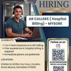 Equalize RCM Hiring Mysore | AR Callers Hospital Billing | 1-4 Years | Immediate Joiners