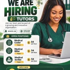 Remote Tutor Jobs | Medical Coder Biller Scribe | $4 Per Hour | GreenHoodCo